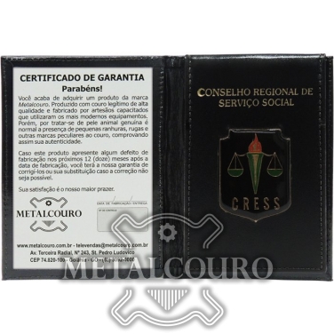 Carteira Para Assistente Social | Metalcouro