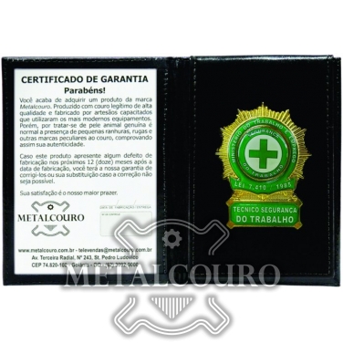 Carteira De Técnico Em Segurança Do Trabalho | Metalcouro