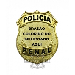 BOTON / PIN EM METAL DA POLÍCIA PENAL (TODOS OS ESTADOS)