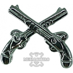 BUCANEIRO NIQUELADO 30X23MM PADRÃO NACIONAL DE PMS