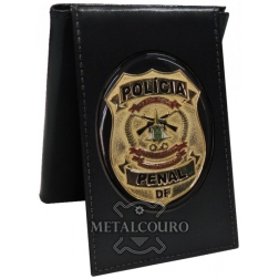 CARTEIRA PPDF - POLÍCIA PENAL DO DISTRITO FEDERAL BRASÃO OVAL (DLP-N)