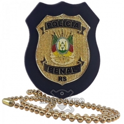 PORTA DISTINTIVO F18 P/ PPRS - POLÍCIA PENAL DO RIO GRANDE DO SUL
