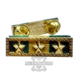 BARRETA METAL P/MED.T.SERV.30 ANOS-OURO