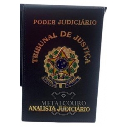CARTEIRA EM COURO PARA ANALISTA JUDICIÁRIO