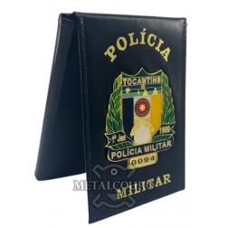 CARTEIRA EM COURO DA POLÍCIA MILITAR DO TOCANTINS - PMTO