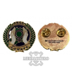 BREVE EM METAL COMAPE PMGO - PRATA